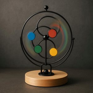 Kinetic Desktop Sculpture - Mesmerizing Motion Art